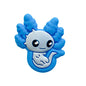 Silicone Focal Beads Axolotl Baby Figure with Smiling Face 5