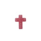 20Pcs Silicone Focal Beads Bow Cross Solid Luminous Design 18