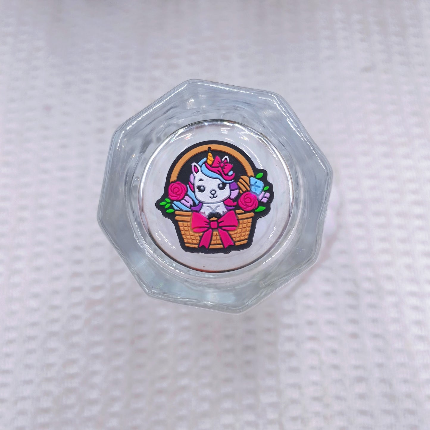 20Pcs Silicone Focal Beads Colorful Unicorn Sitting Pose 11
