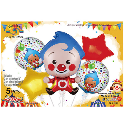 Cartoon Character Foil Balloon Set Kids Party Decoration 2 Sets 36