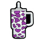 20Pcs Silicone Focal Beads Travel Cup Patterned Design 6
