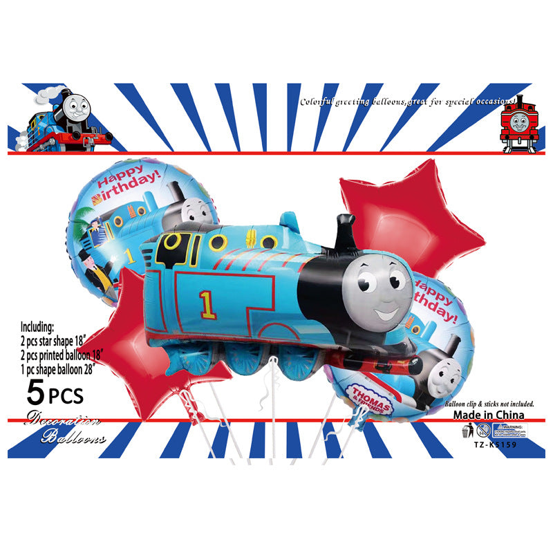 Cartoon Character Foil Balloon Set Kids Party Decoration 2 Sets 67