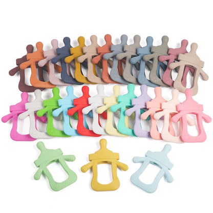 Silicone Baby Teething Toy Bottle Shape for Infant 3