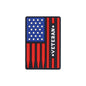 20Pcs Silicone Focal Beads Careers Veteran Flag Designs 4