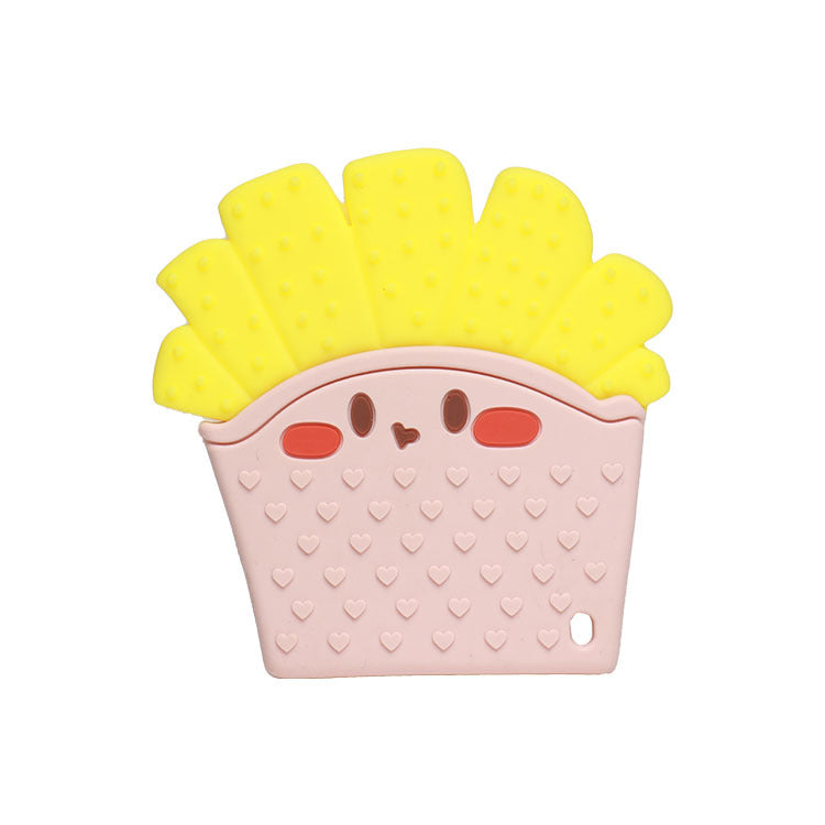 Silicone Teething Toy French Fries Shape Baby Teether 5