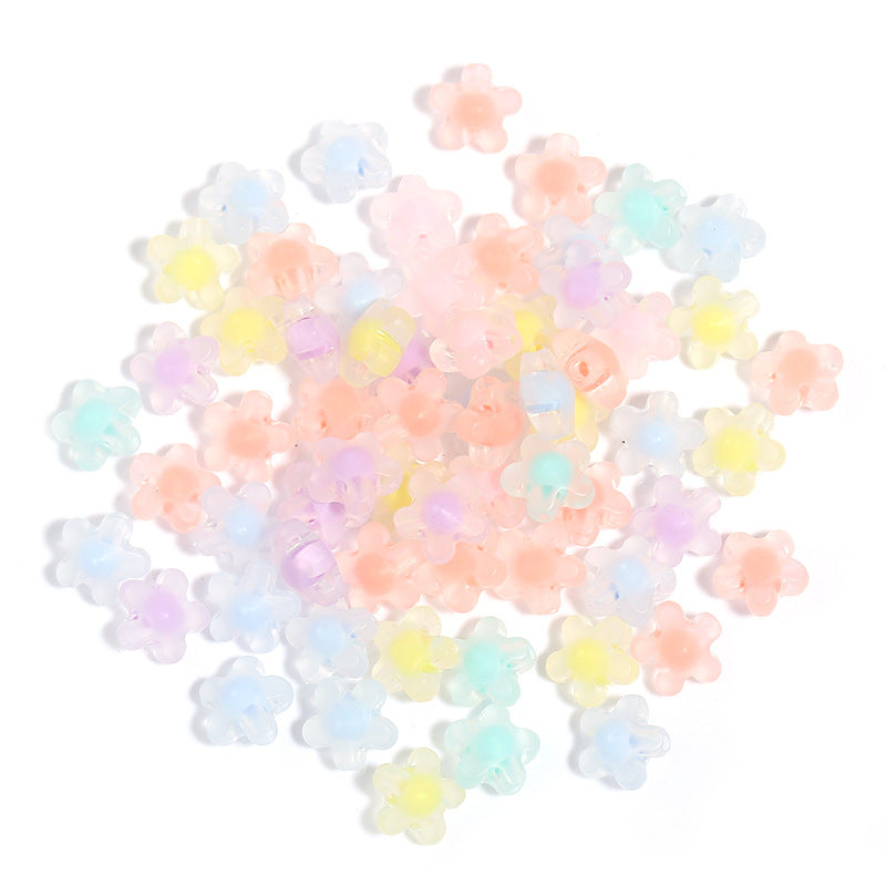 100 Pack Transparent Multi-Style Acrylic Beads Bracelet Accessories 89