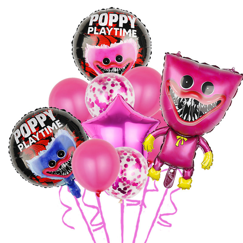Poppy Playtime Foil Balloon Set Birthday Party Decoration 7