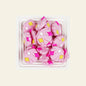 Silicone Focal Beads Shell Shape with Decorative Sparkles 7