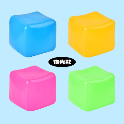 TPR Jelly Ice Cube Squishy Toy 5.5cm Sensory Stress Ball 9