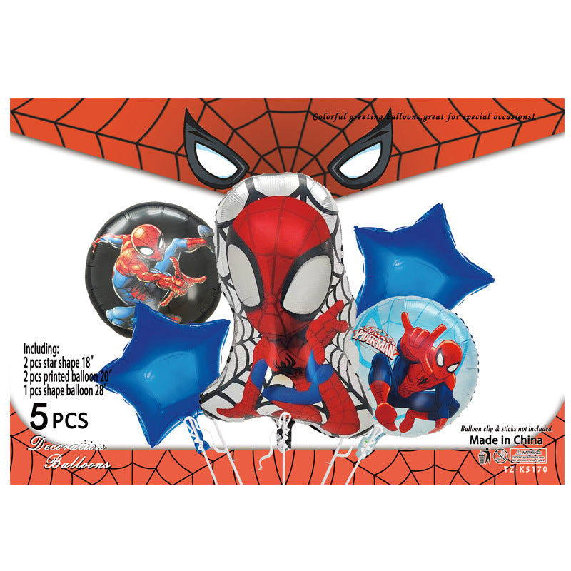 Cartoon Character Foil Balloon Set Kids Party Decoration 2 Sets 72