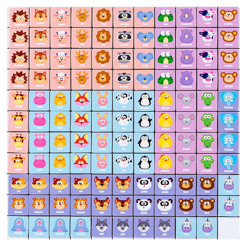 Wooden Magnetic Animal Montessori Toys Educational Board 30cm 5