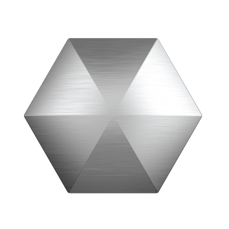 Metal Fingertip Gyro Fidget Toy Square and Hexagon Shapes 6