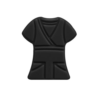 10pcs Silicone Focal Beads Cloth Shirt Shape with Belt Detail 14