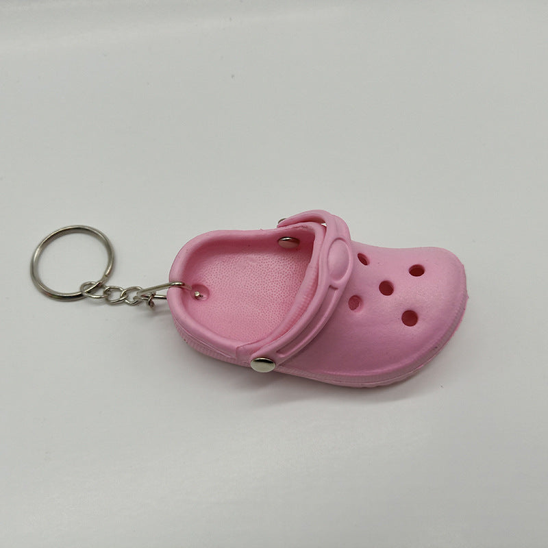 Plastic Slipper Keychain Mini Shoe Charm 7