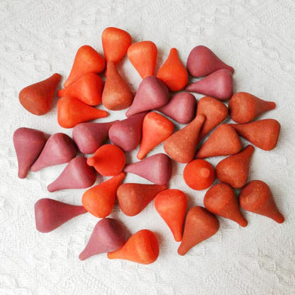 Small Beech Wood Building Blocks Educational Toy 36pcs 23