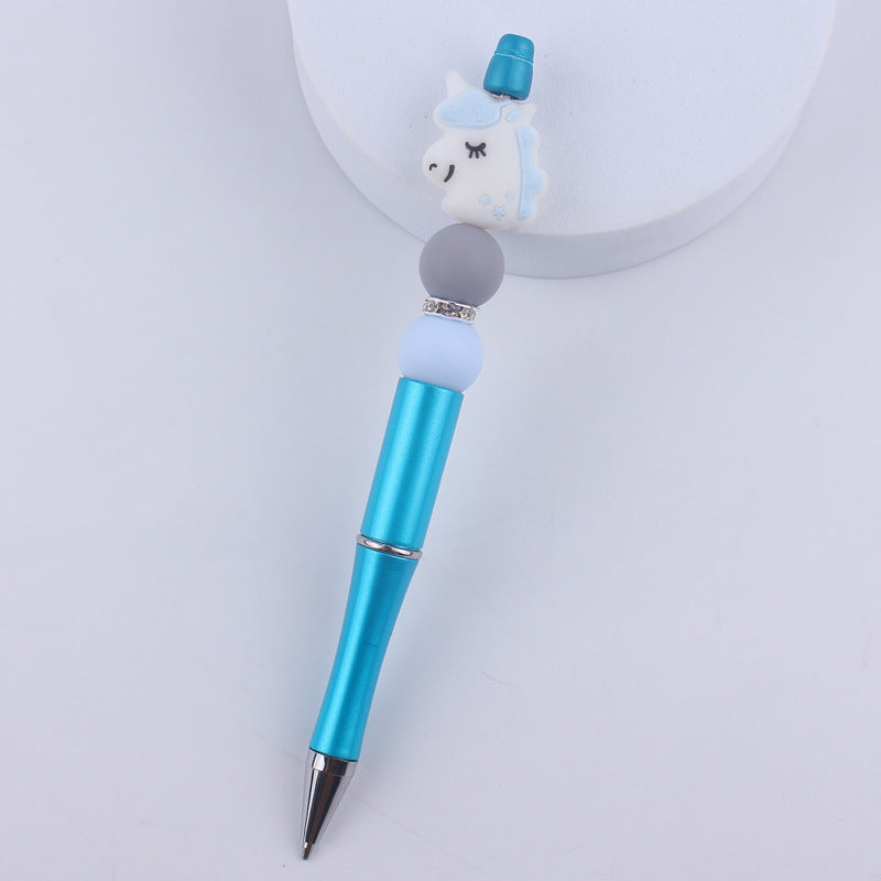Animal Silicone Beaded Pens Handmade Novelty Ballpoint Pen Gift 18