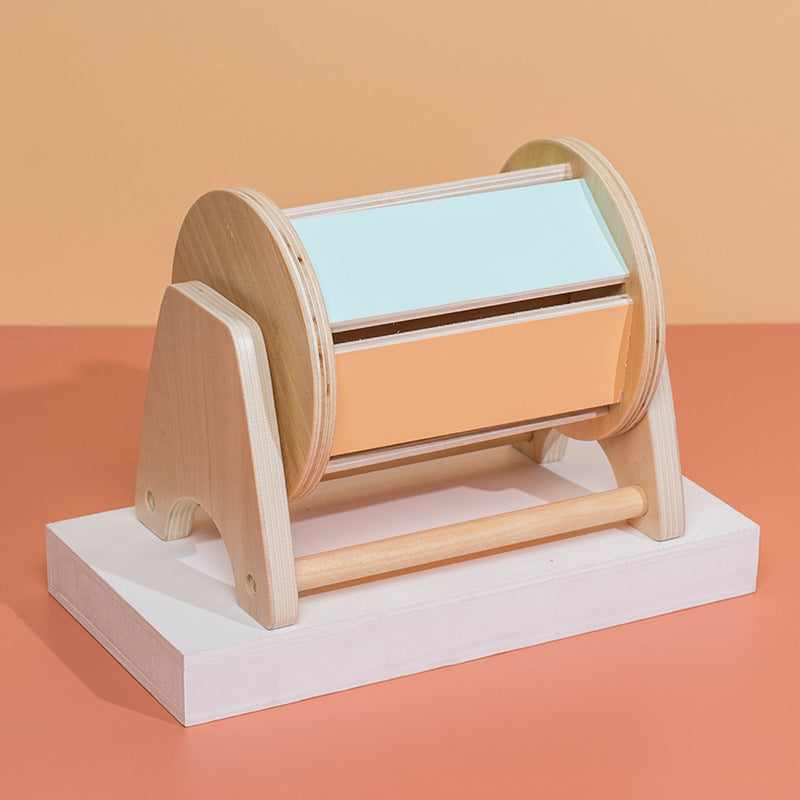 Wooden Montessori Toys Round Ball Drawer Coin Box Activity Toy 6