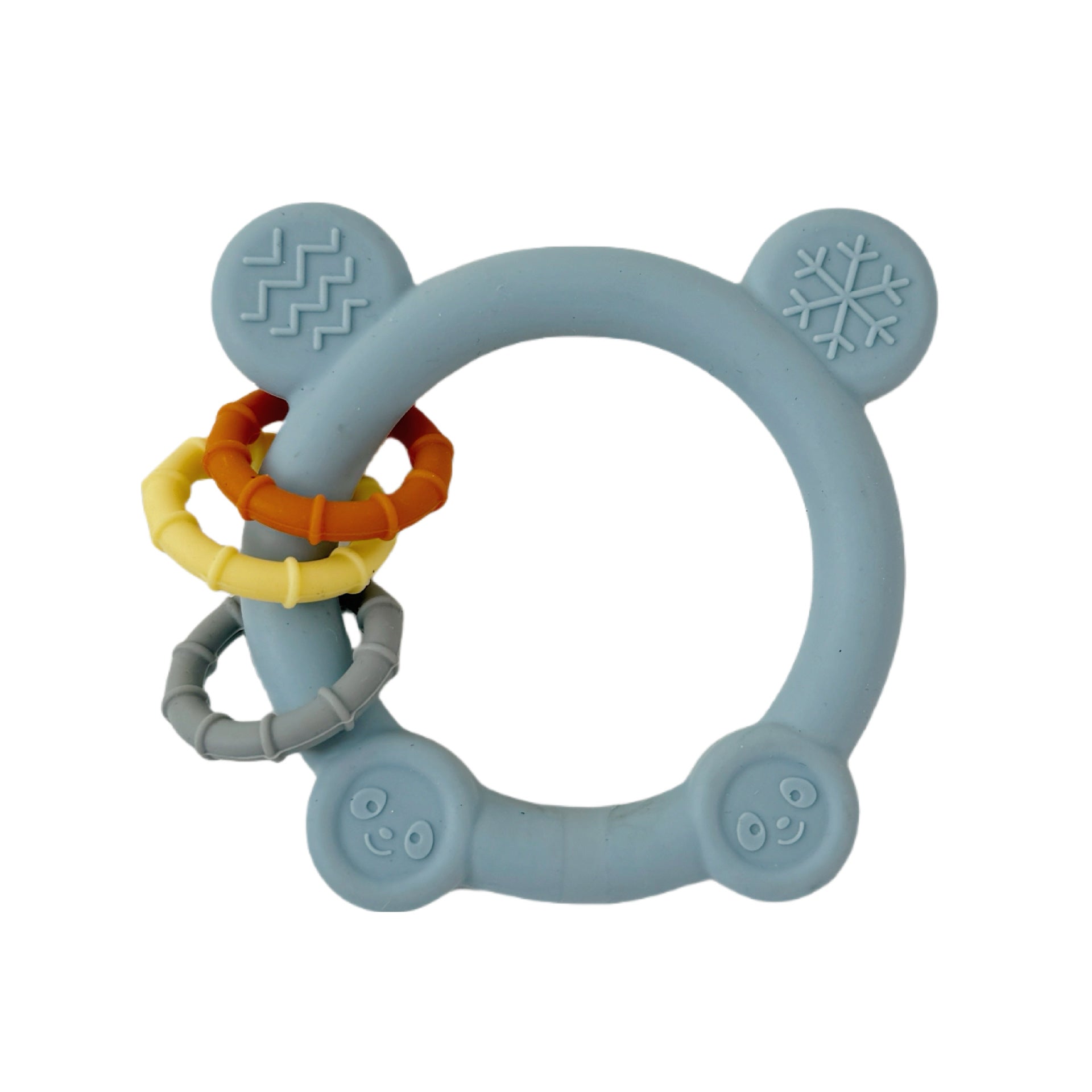 Silicone Animal Shape Teething Toy Hand Grip for Toddlers 5