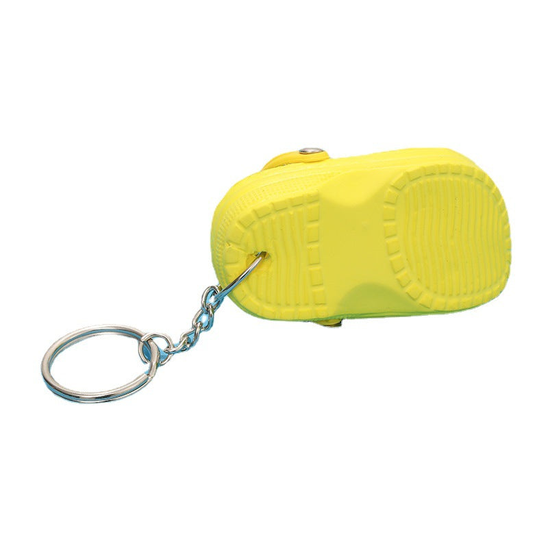 Plastic Slipper Keychain Mini Shoe Charm 5