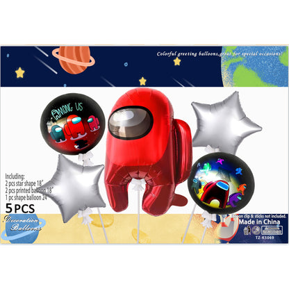 Mermaid Foil Balloon Set Kids Birthday Party Decoration 2 Sets 53