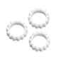 10Pcs 42mm Balsam Pear Ring Lace Acrylic Beads UV Scratch Resistant 8