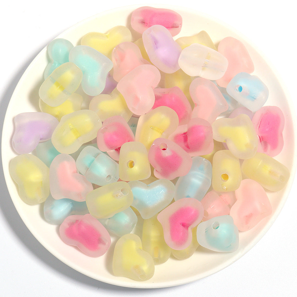 100 Pack Transparent Multi-Style Acrylic Beads Bracelet Accessories 52