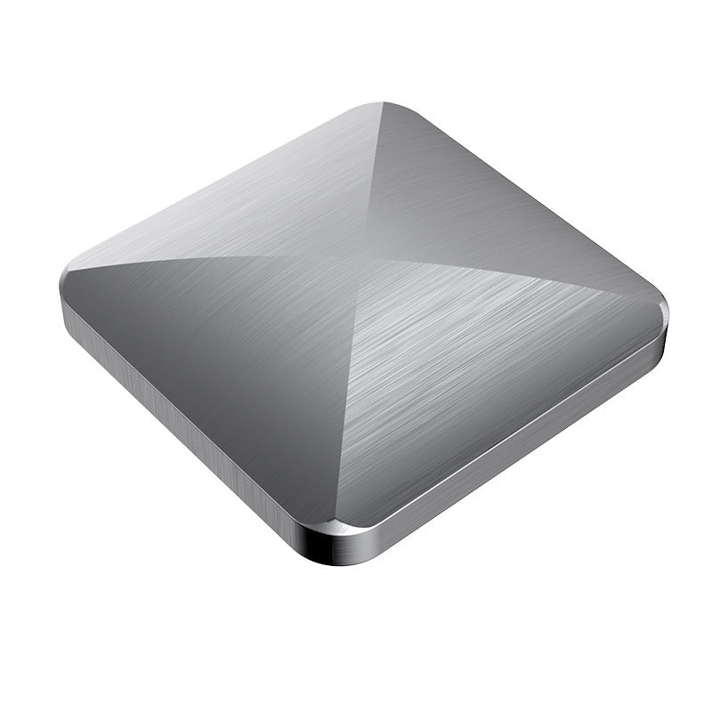 Metal Fingertip Gyro Fidget Toy Square and Hexagon Shapes 11