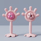 Silicone Baby Teething Toy Palm Ringing Teether for Infant 6