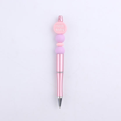 Milk Bottle Silicone Beaded Pens Handmade Office School Supplies 11
