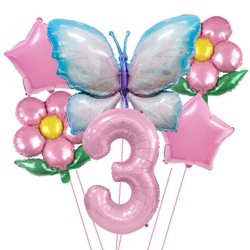 Butterfly Foil Balloon Set Birthday Party Decoration 40 Inch 14