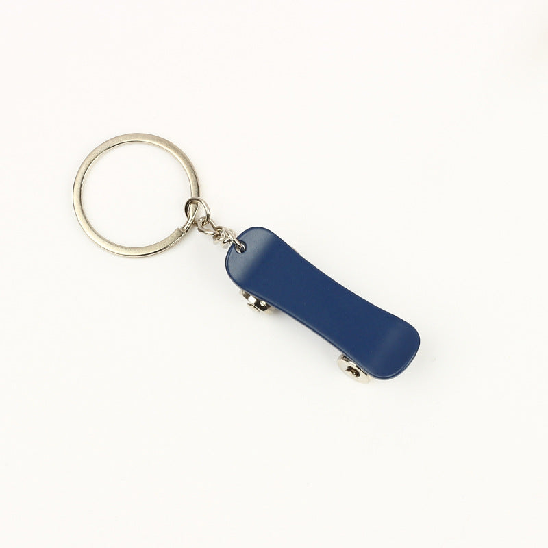 Mini Kick Scooter Alloy Metal Keychain Creative Design 8