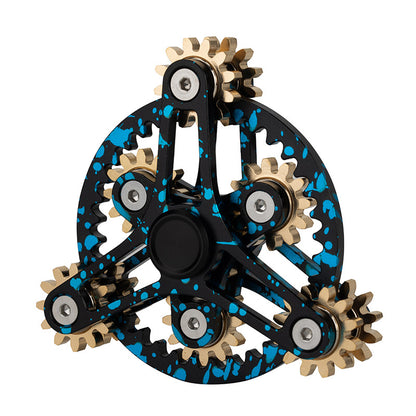 Metal Gear Fidget Spinner Linkage Rotation Hand Spinner Gyroscope 5