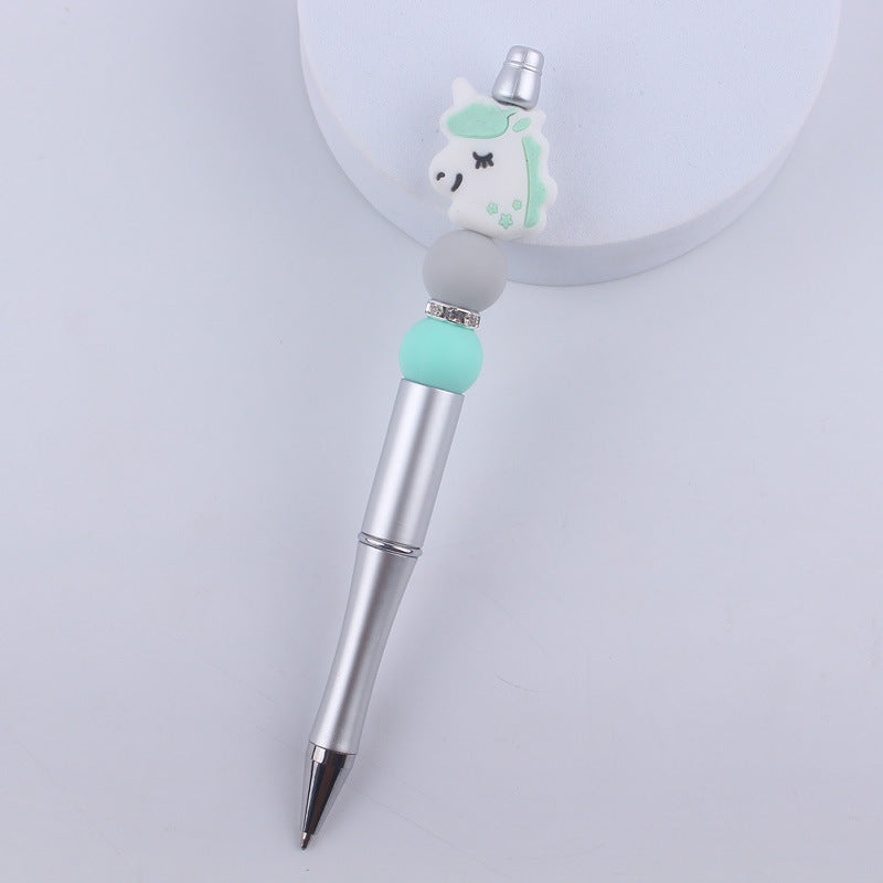 Animal Silicone Beaded Pens Handmade Novelty Ballpoint Pen Gift 19