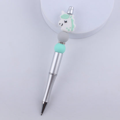 Animal Silicone Beaded Pens Handmade Novelty Ballpoint Pen Gift 19