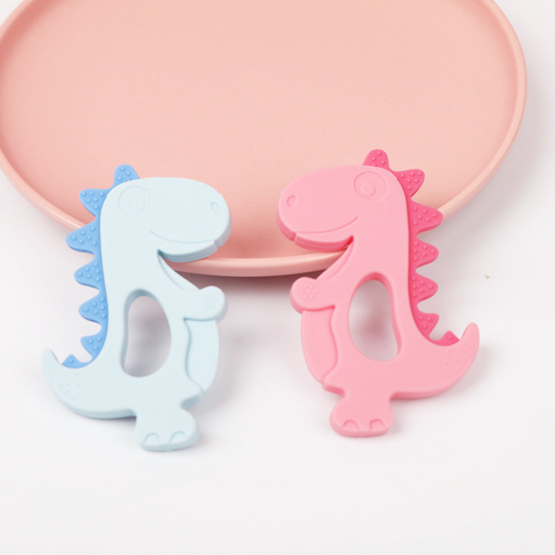 Dinosaur Silicone Teething Toy Baby Teether for Infant 4