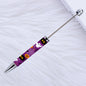 Halloween Beadable Pens Printed Pumpkin Ghost Spider Bat Design 6