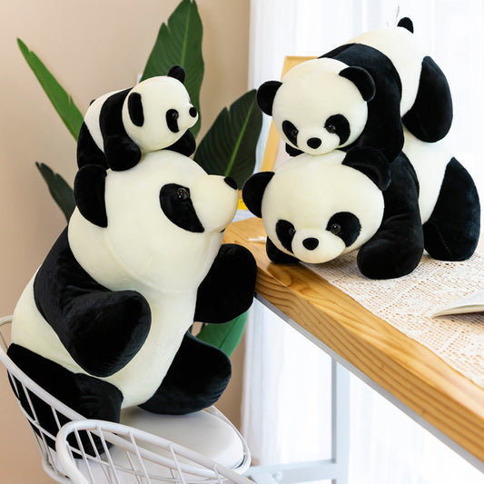 Panda Stuffed Animal Plush Toy Short Plush with PP Cotton Filling