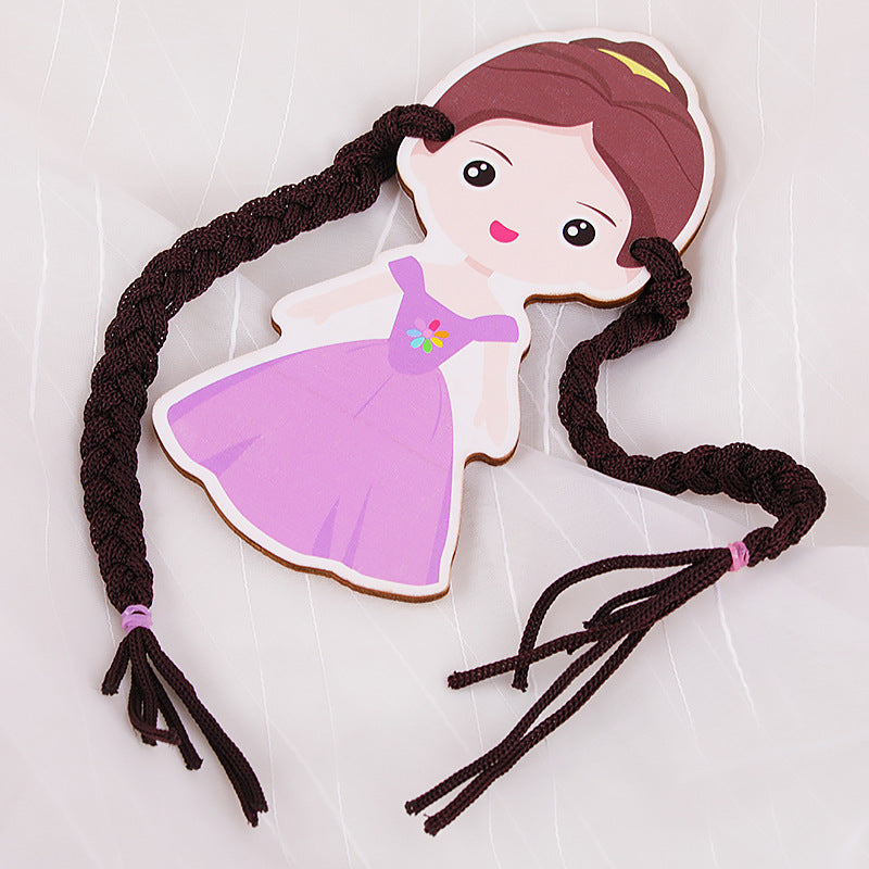 Wooden Montessori Toys Braiding Skill Educational Toy 18cm