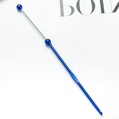 Beadable Crochet Hooks Metal DIY Craft Tool 3.0mm-6.0mm Sizes 8