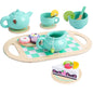 Wooden Montessori Toys Pretend Play Dessert Cake Teapot Set