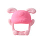 Rabbit Shape Silicone Teething Toy Baby Teether 2 Pack 9
