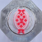20Pcs Silicone Focal Beads Magic Mirror Bow Accent Brown and Pink 7