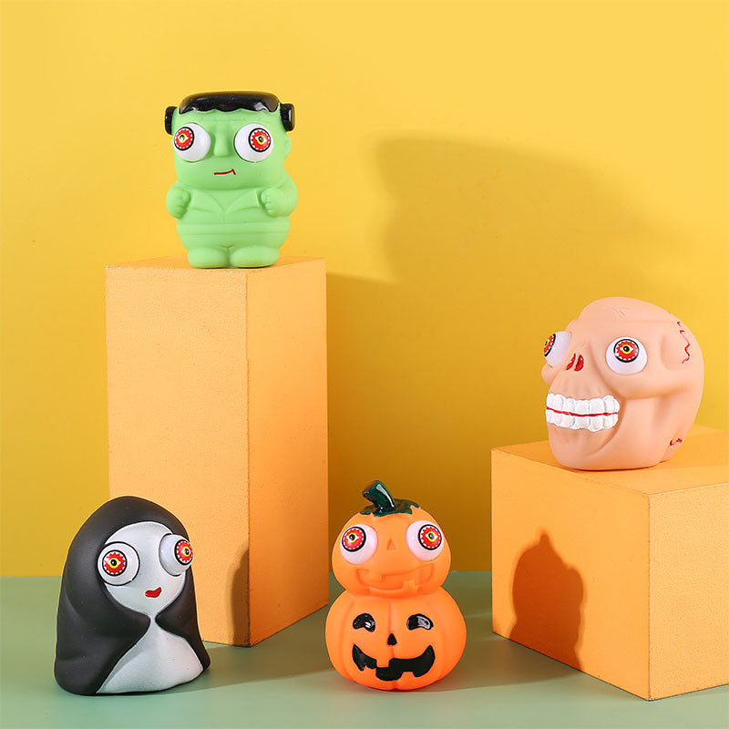 PVC Halloween Eyes Popping Out Squishy Sensory Stress Ball Toy 4