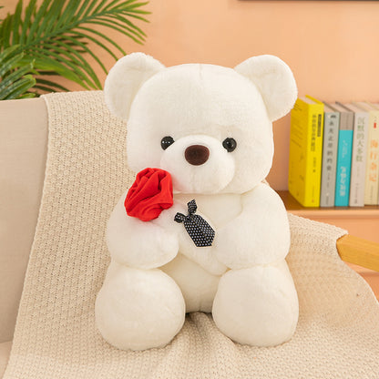 Rose Bear Plush Toy Valentine Teddy Bear Gift 25cm 35cm 45cm 7