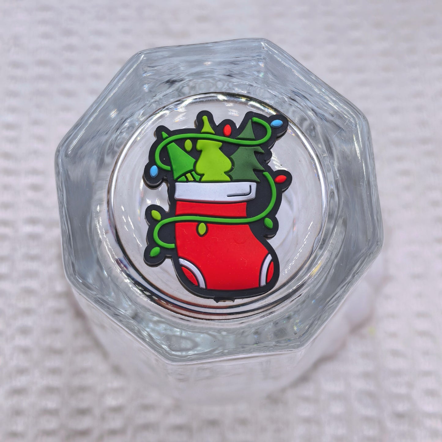 20Pcs Silicone Focal Beads Christmas Series Assorted Holiday Designs 12
