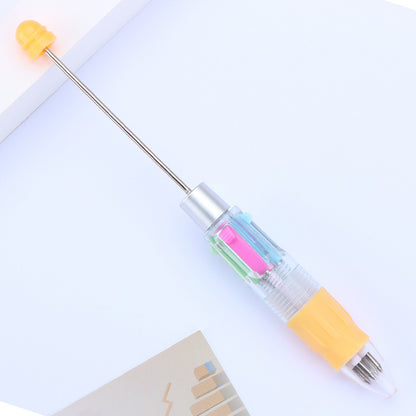 4-Color Beadable Pens DIY Craft Supplies Bullet Type 0.7mm 10