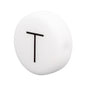 20pcs 12mm Silicone Letter Beads Alphabet Flat Round Single Letter 24