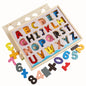 Wooden Montessori Toys Digital Puzzle Building Blocks 31x24cm