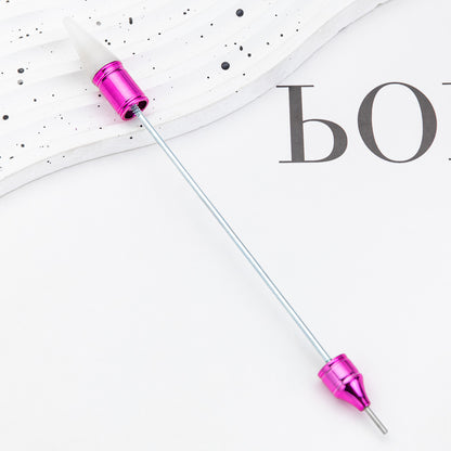 Beadable Double Head Point Drill Metal Nail Tool DIY Craft Supplies 12