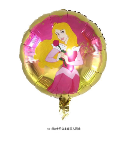 Princess Foil Balloons Birthday Party Decoration 18 Inch 50pcs 12